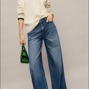 Reformation Blue Flare Jeans